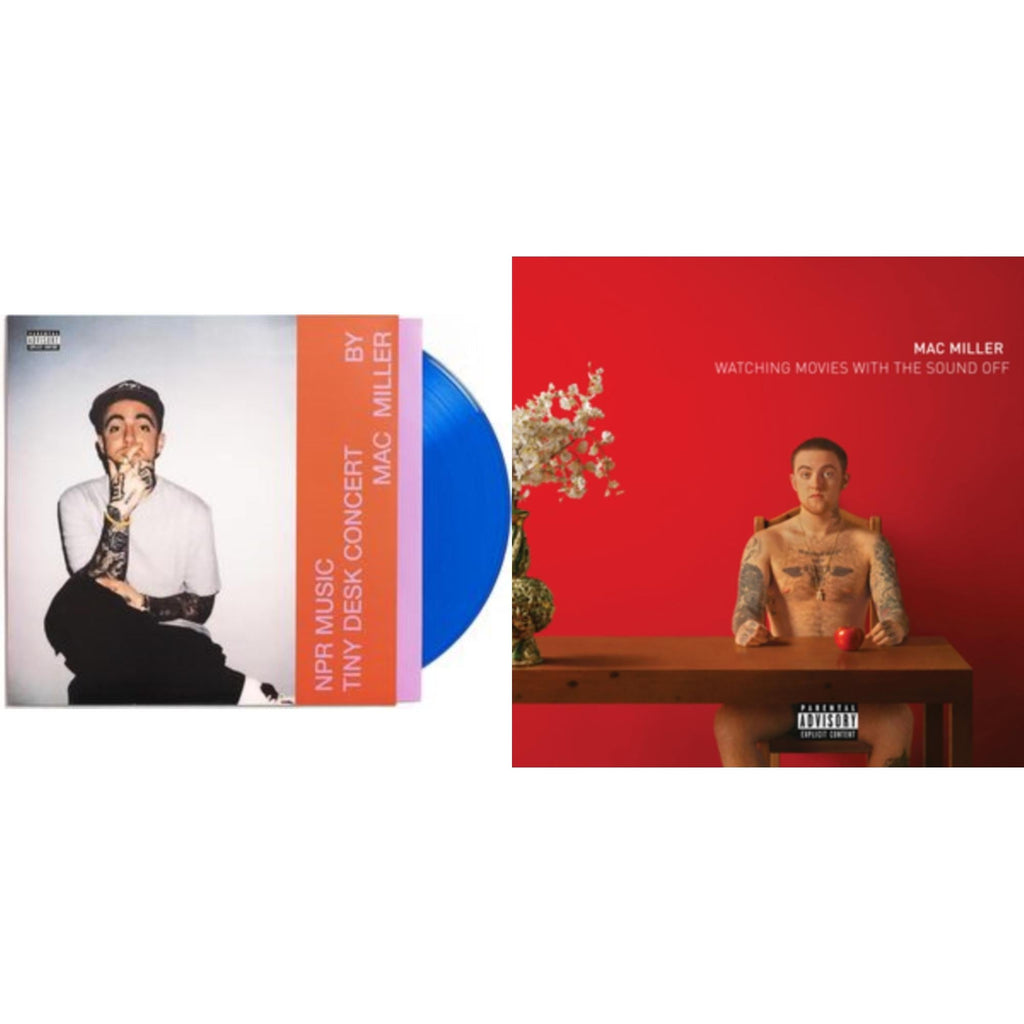 Mac Miller - Npr Music Tiny Desk Concert (Translucent Blue LP Vinyl/B-Side Etching/Insert) & Watching Movies With The Sound Off