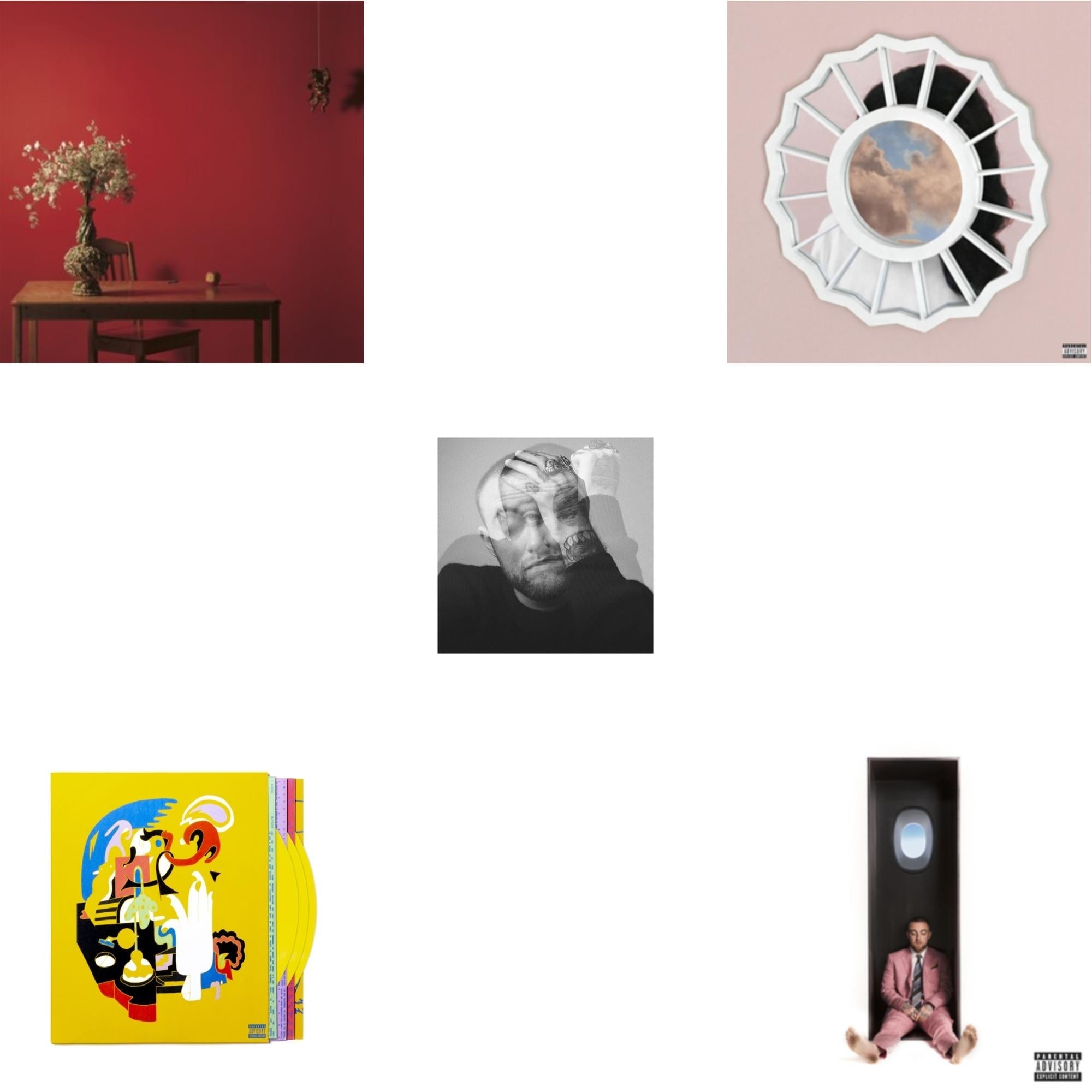 Faces (3LP/Yellow Vinyl) & Swimming (X) & Circles (2LP/Clear Vinyl) & Divine Feminine (X) & Watching Movies With The Sound Off (10 Year Anniversary/Galaxy Vinyl/2LP/180G/10Inch Picture Disc)
