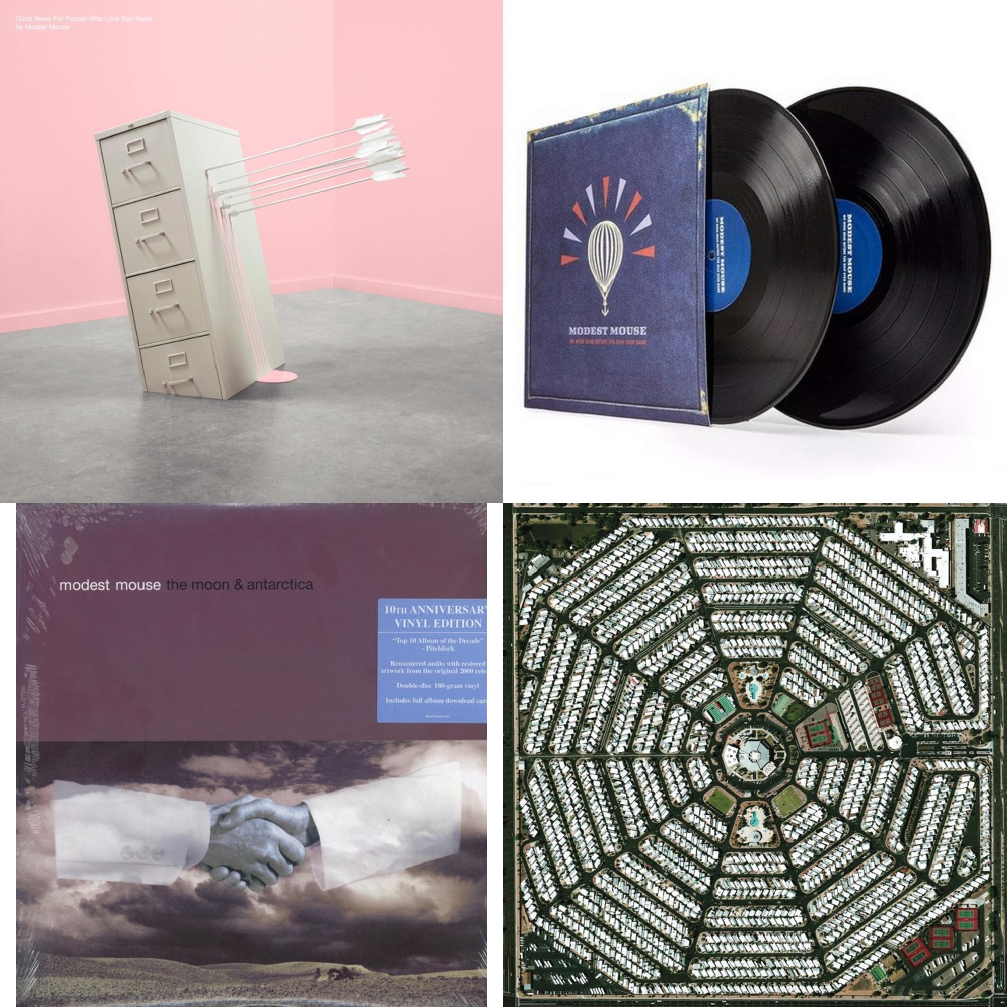 Good News For People Who Love Bad News (Deluxe) (2LP/Baby Pink & Spring Green Vinyl) & We Were Dead Before The Ship Even Sank & Moon & Antarctica (2LP/Dl Card/180G/10Th Anniversary Edition) & Strangers To Ourselves (2LP/180G/Dl Card)