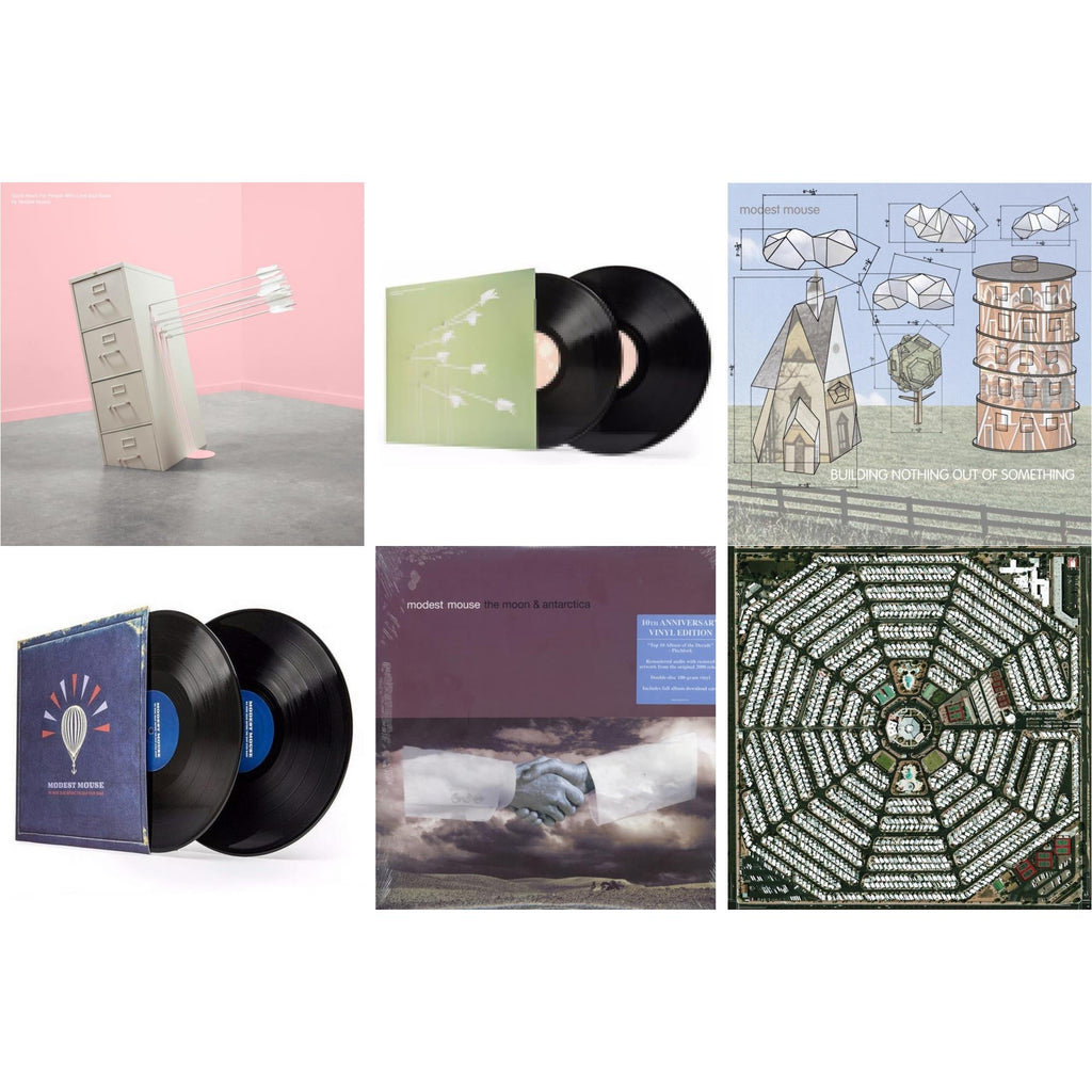 Modest Mouse - Good News For People Who Love Bad News (Deluxe) (2LP/Baby Pink & Spring Green Vinyl) & Good News For People Who Love Bad News (Pa/2LP/180G/Gatefold) & Building Nothing Out Of Something & We Were Dead Before The Ship Even Sank & Moon &