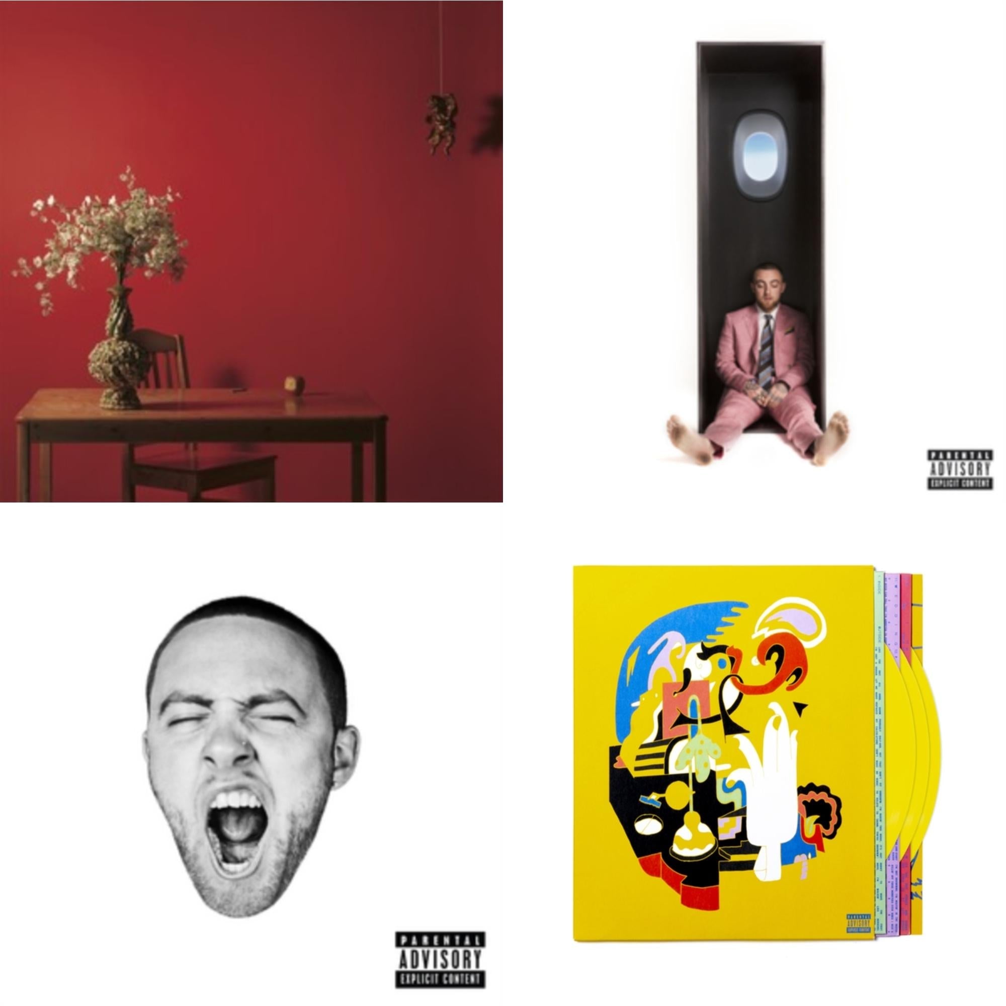 Faces (3LP/Yellow Vinyl) & Swimming (X) & Go:Od Am (X) & Watching Movies With The Sound Off (10 Year Anniversary/Galaxy Vinyl/2LP/180G/10Inch Picture Disc)