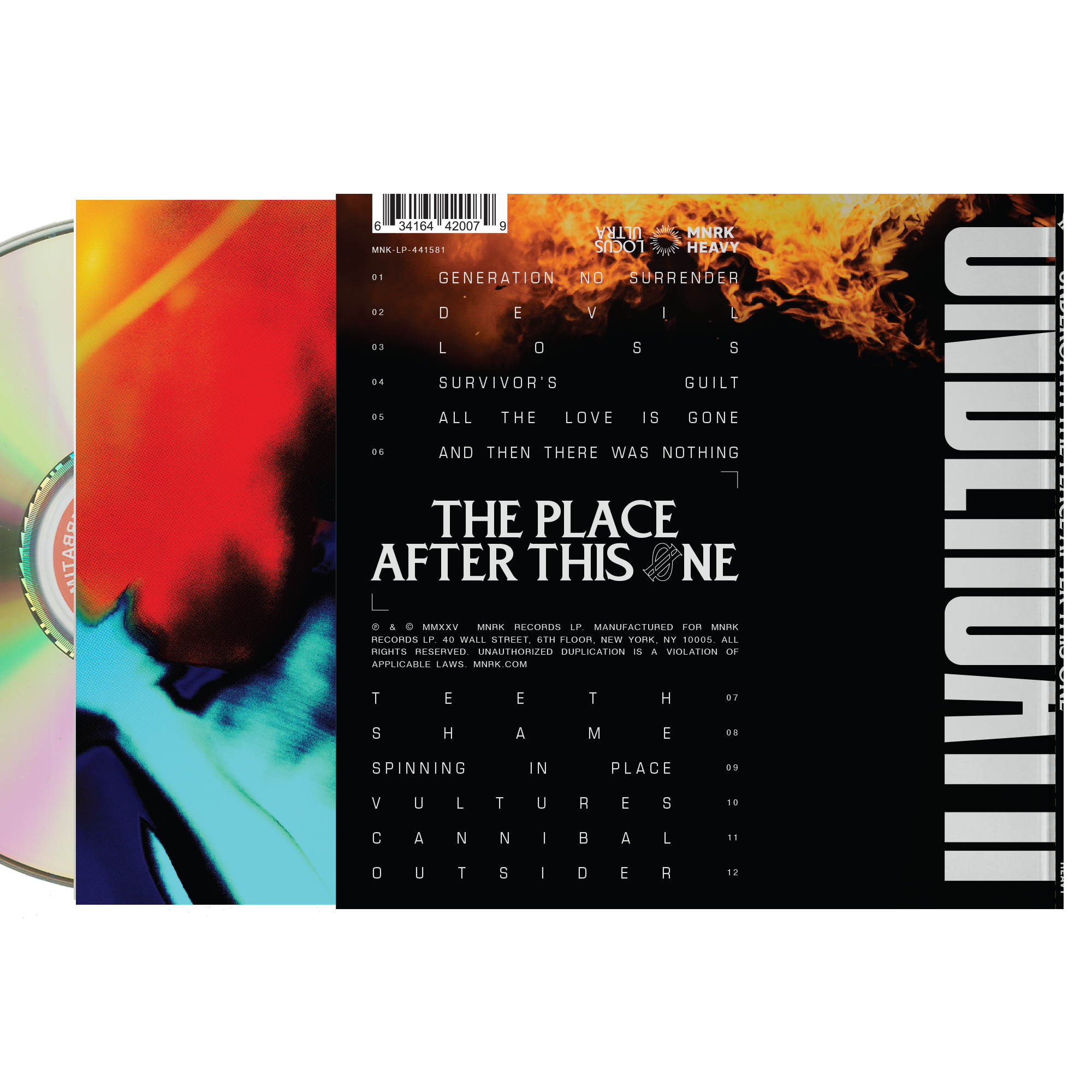 Underoath - The Place After This One Booklet  Music CD
