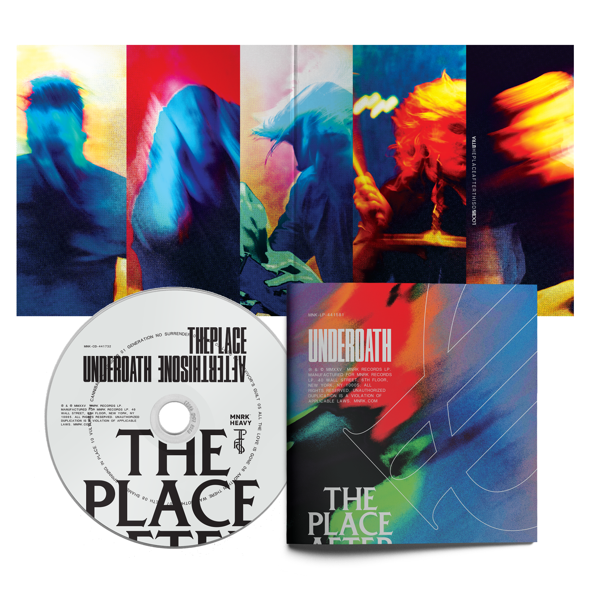 Underoath - The Place After This One Booklet  Music CD