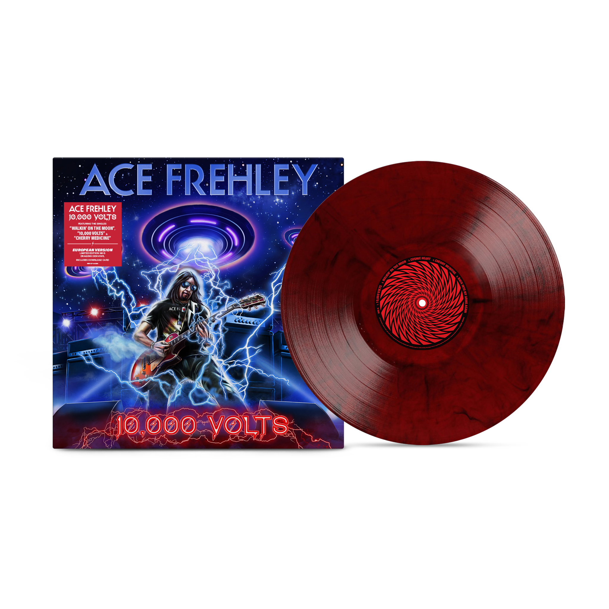 Ace Frehley - 10,000 Volts Dragons Den Vinyl (EU Version) Vinyl Record