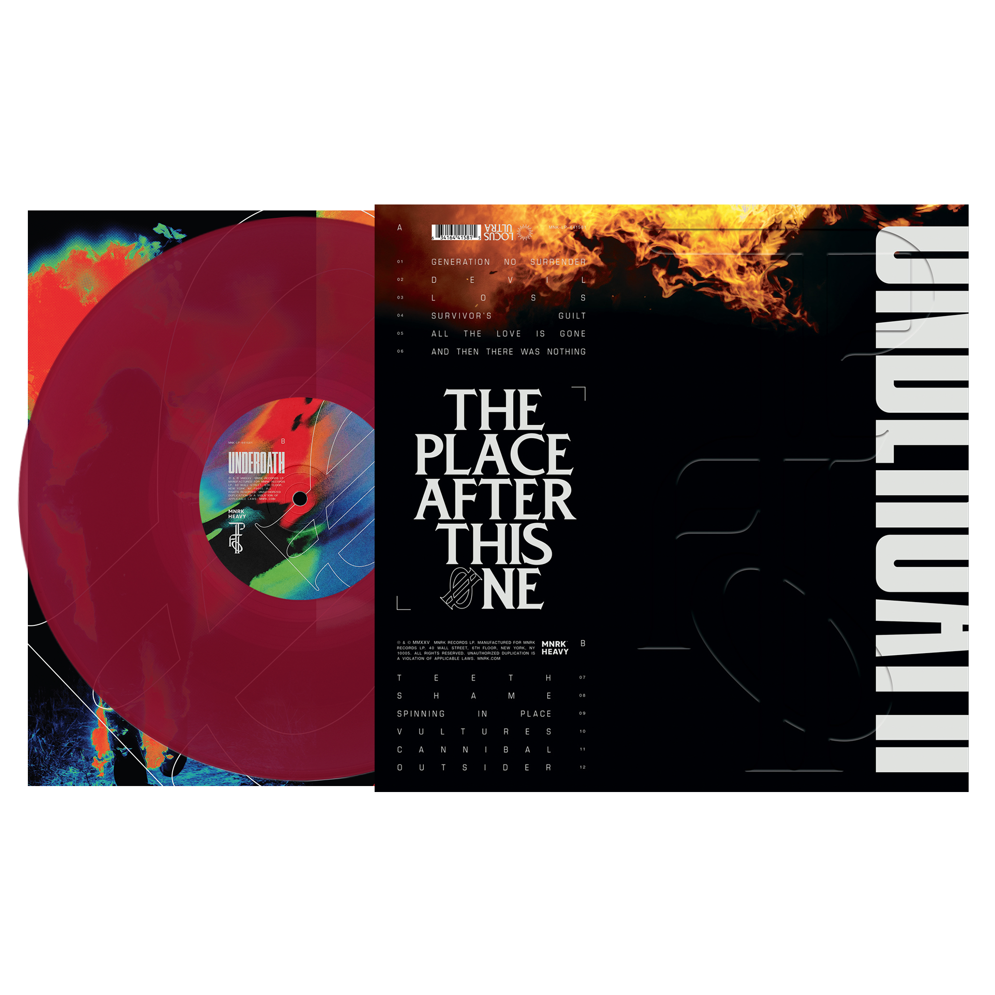Underoath - The Place After This One Ruby Vinyl Record