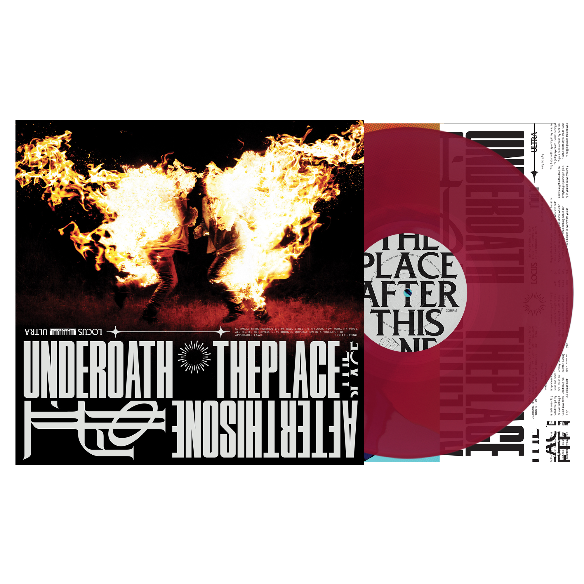 Underoath - The Place After This One Ruby Vinyl Record