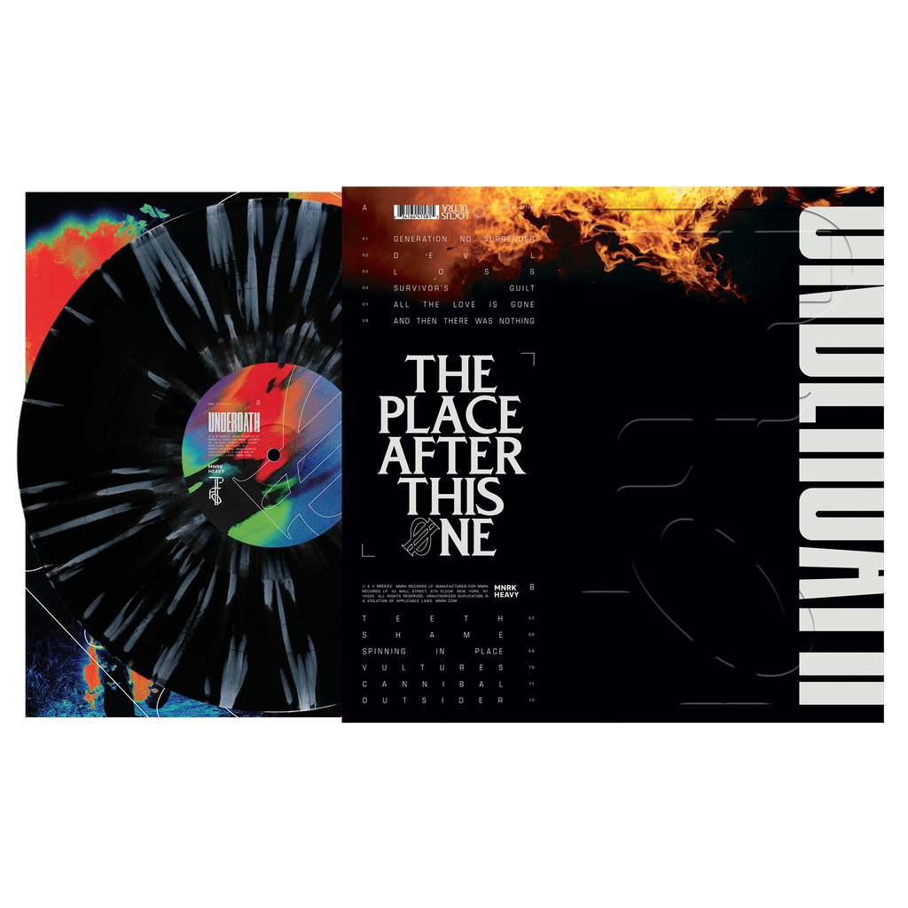 Underoath - The Place After This One Black/White Splatter Vinyl Record