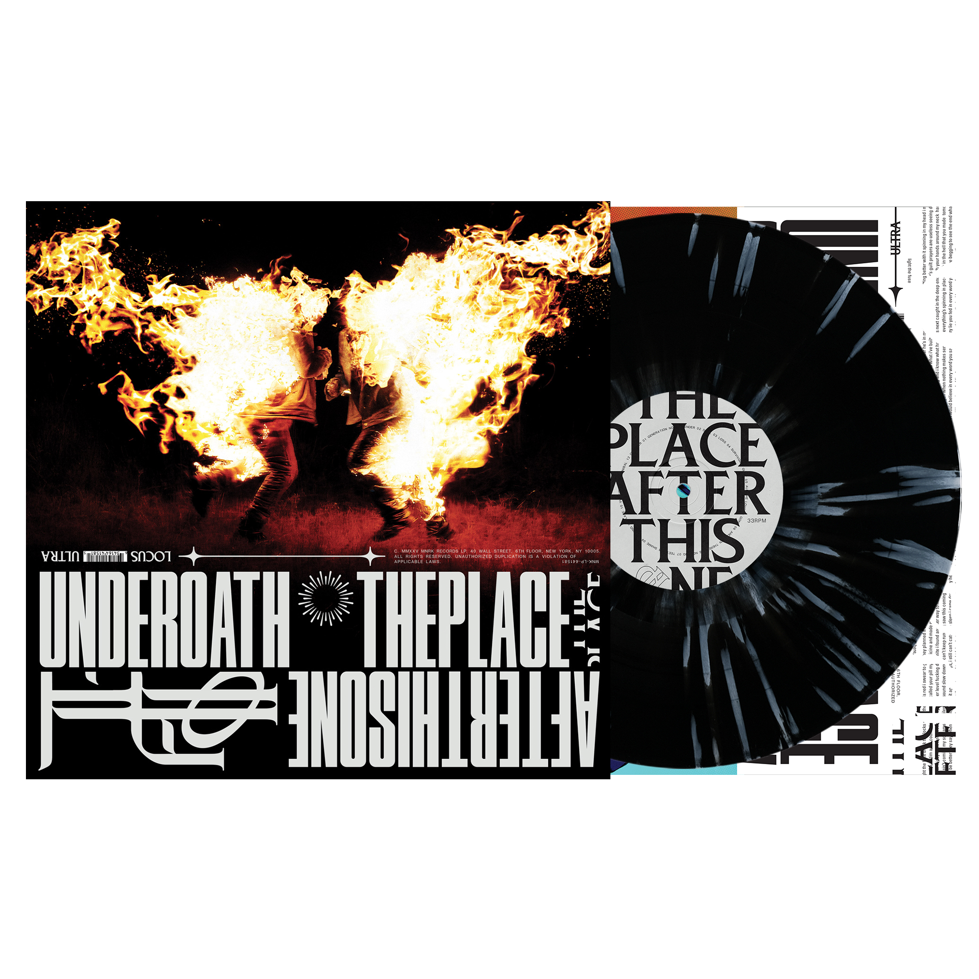 Underoath - The Place After This One Black/White Splatter Vinyl Record