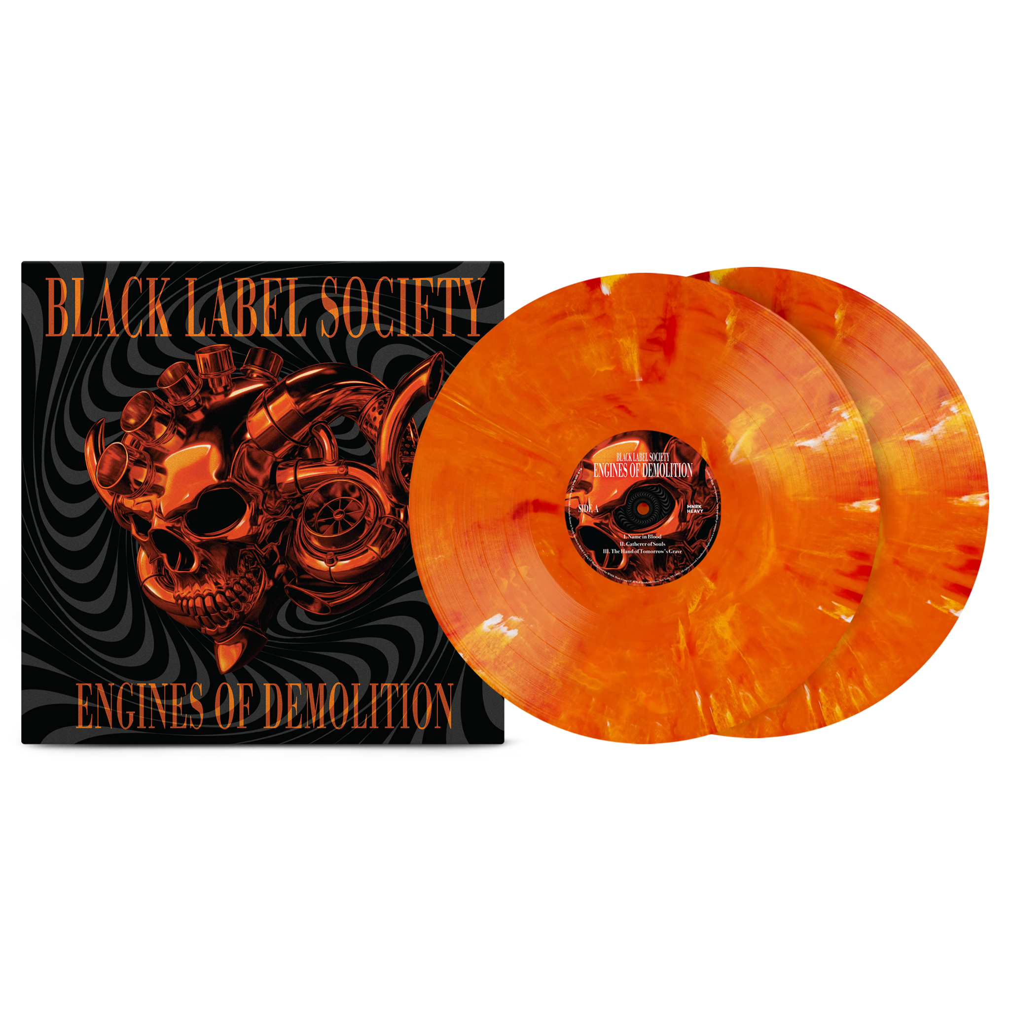 Black Label Society – Engines of Demolition on Blood Orange Vinyl Record