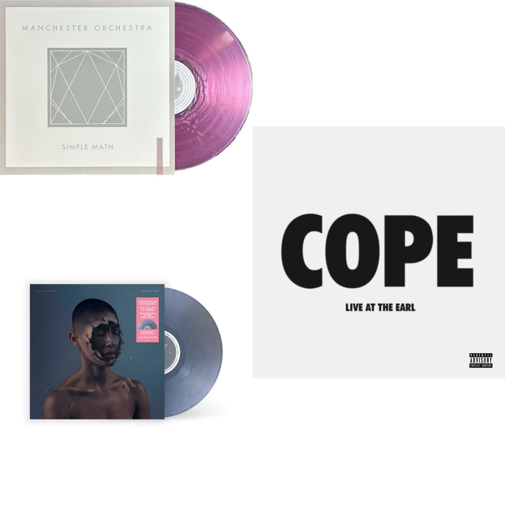 Simple Math (Pink Swirl LP Vinyl/180G) & Valley Of Vision (Iridescent Blue LP Vinyl) & Cope - Live At The Earl (X)