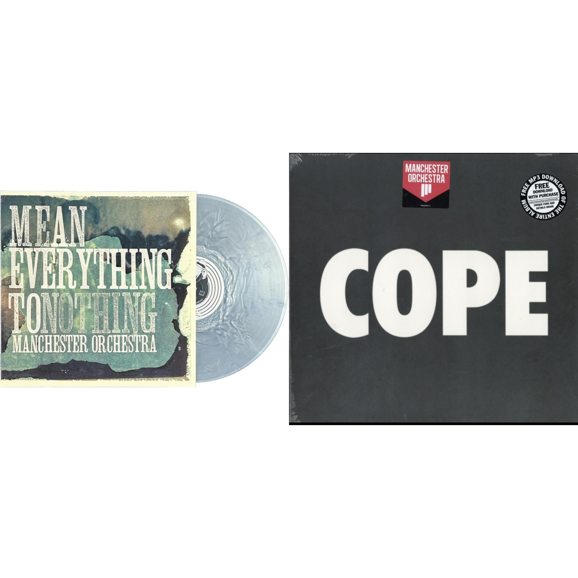 Manchester Orchestra - Mean Everything To Nothing (Blue Swirl LP Vinyl/180G) & Cope