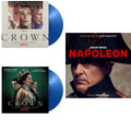 Crown Ost (Netflix Series Season Three) (Limited/Royal Blue LP Vinyl/180G/Booklet) & Crown Ost (Netflix Series Season Four) (Limited/Royal Blue LP Vinyl/180G/Booklet) & Napoleon Ost (Translucent Red LP Vinyl/180G/Numbered)