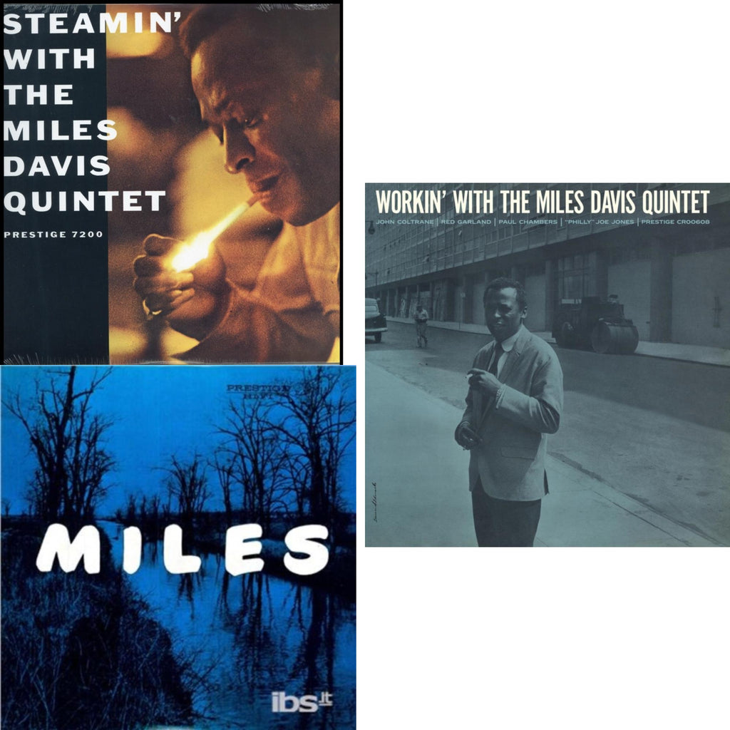 Miles Quintet Davis - Steamin With The Miles Davis Quintet & New Miles Davis Quintet & Workin' With The Miles Davis Quintet (Original Jazz Classics Series) - LP Vinyl Bundle