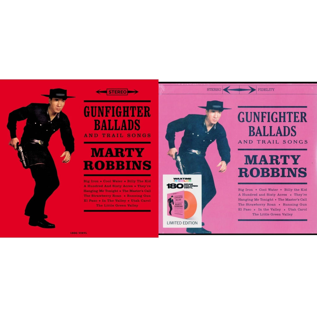 Marty Robbins - Gunfighter Ballads & Gunfighter Ballads & Trail Songs (180G/Red LP Vinyl)
