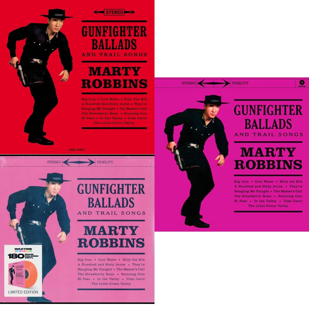 Marty Robbins - Gunfighter Ballads & Gunfighter Ballads & Trail Songs & Gunfighter Ballads & Trail Songs (180G/Red LP Vinyl)