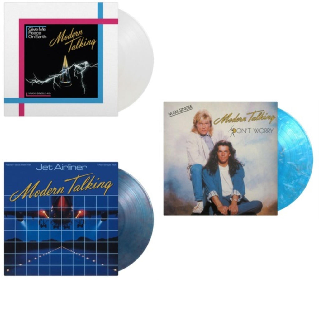 Give Me Peace On Earth (Crystal Clear Vinyl/180G) & Jet Airliner (Translucent Blue & Red Marbled Vinyl/180G) & Don't Worry (180G/Blue, White & Black Marbled Vinyl)