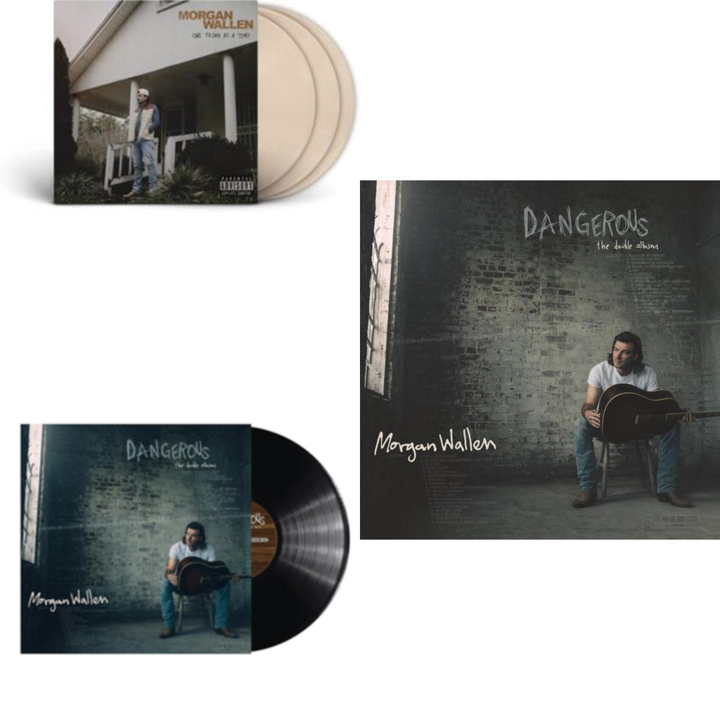 Morgan Wallen - One Thing At A Time (X) (Bone White Vinyl/3LP) & Dangerous: The Double Album (3LP) & Dangerous: The Double Album (Clouded Vinyl/3LP)