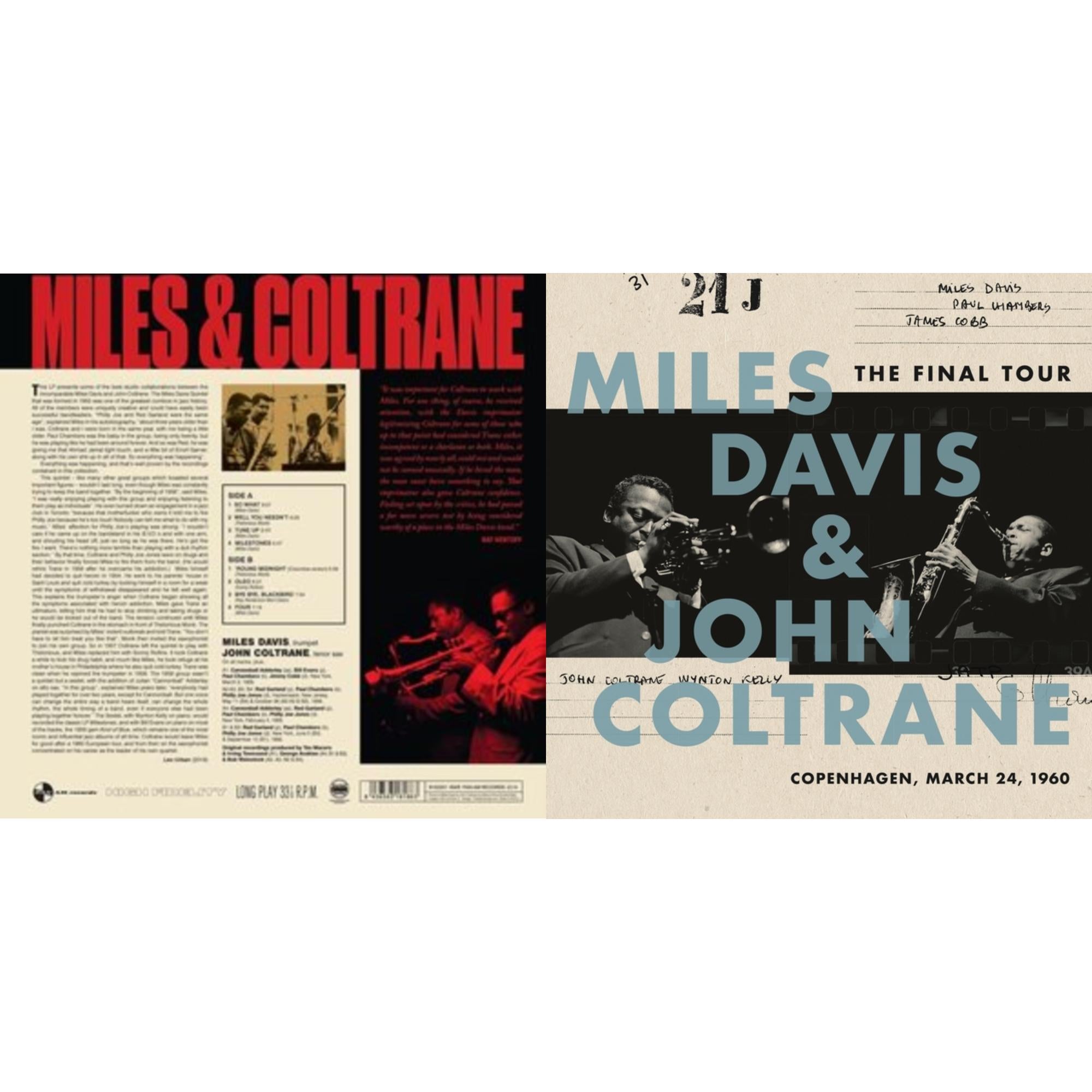 Miles & Coltrane (180G Dmm Remaster) & Final Tour: Copenhagen, March 24, 1960 (140G/Dl Code)