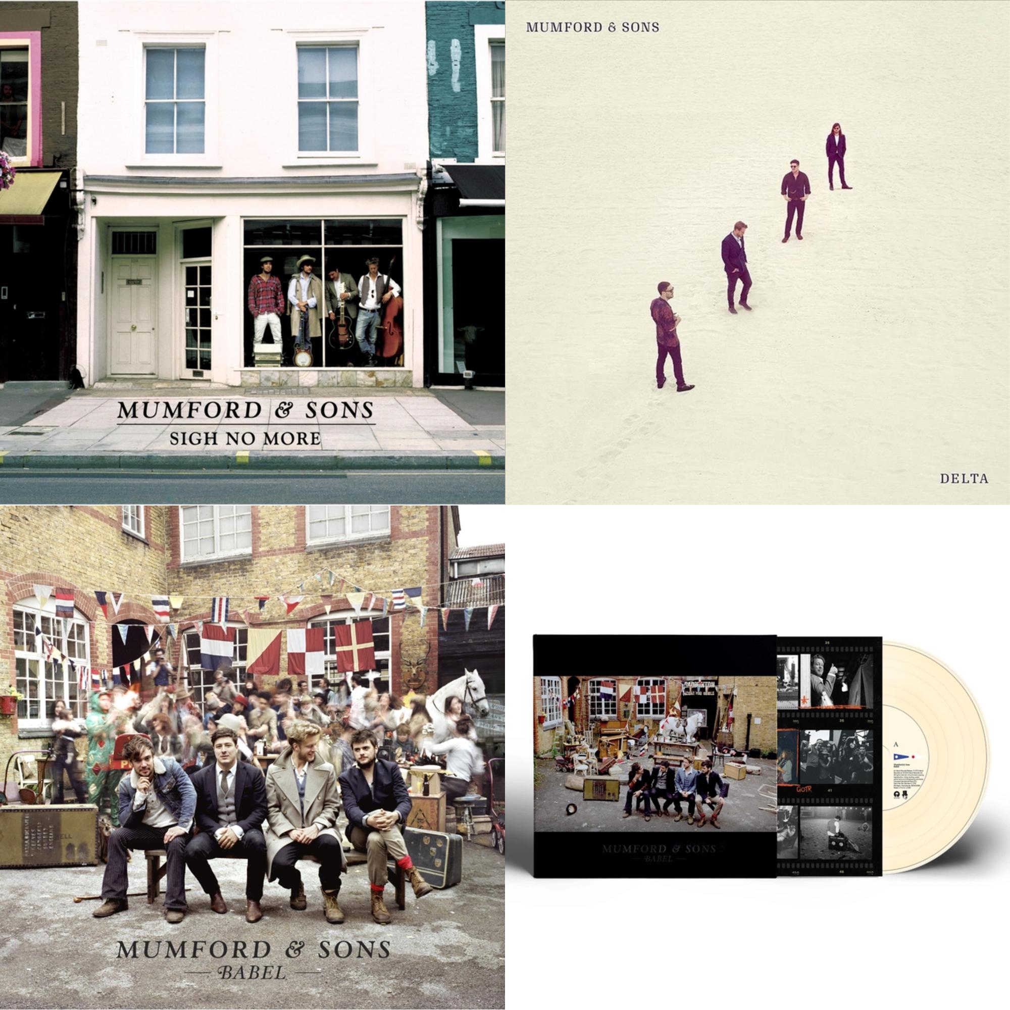 Mumford & Sons - Babel (10Th Anniversary/Cream LP Vinyl) & Delta (2LP) & Sigh No More & Babel