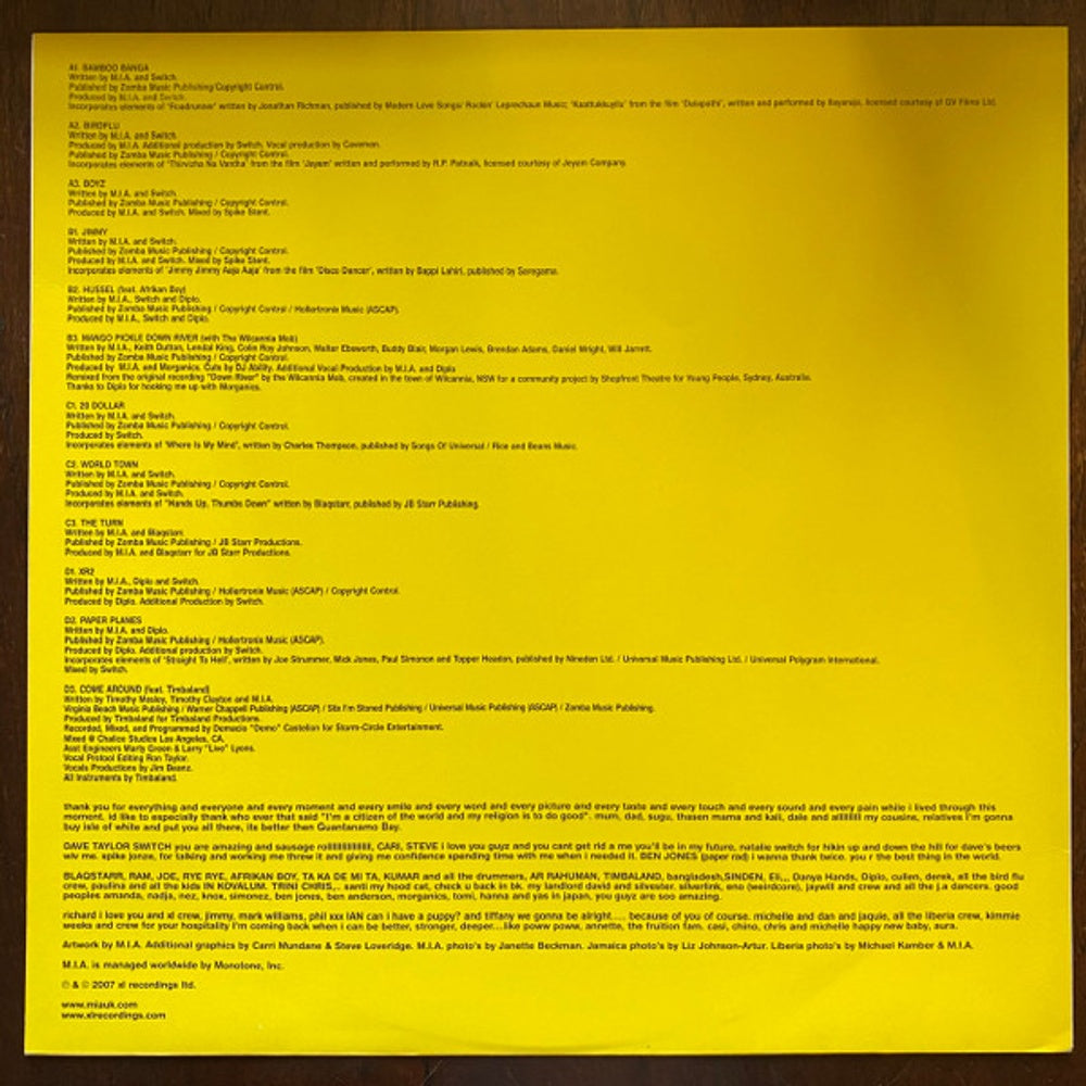 M.I.A. – Kala (2-LP Vinyl) Vinyl Record