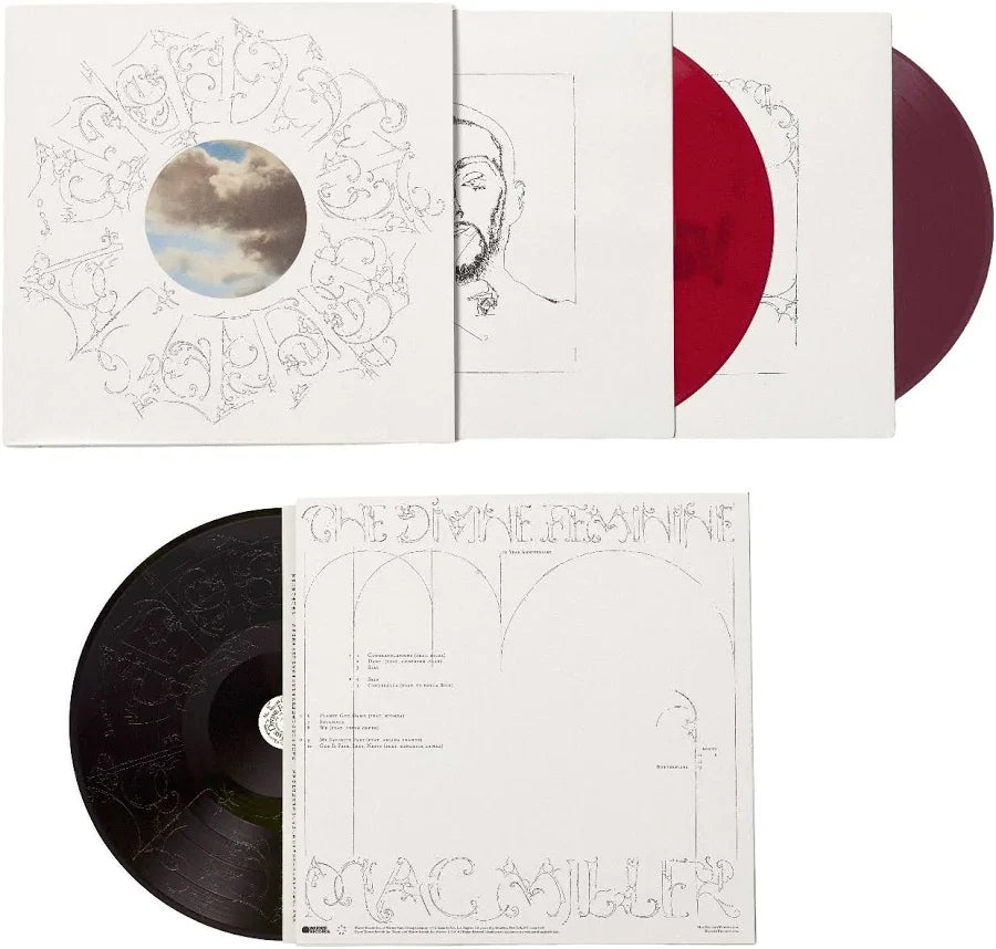 Mac Miller – The Divine Feminine: 10th Anniversary (Apple + Fruit Punch + Black Ice 3-LP Vinyl) Vinyl Record