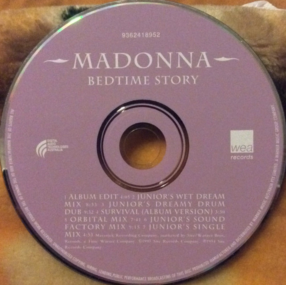 Madonna – Bedtime Story Music CD