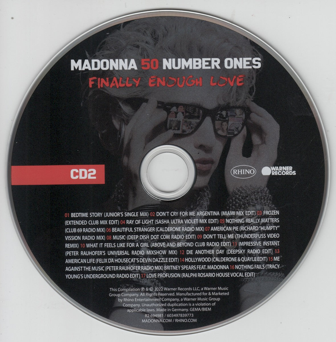 Madonna – Finally Enough Love: 50 Number Ones (3-CD)