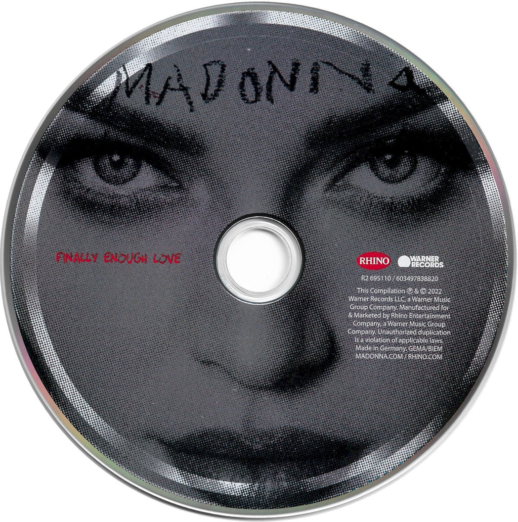 Madonna – Finally Enough Love Music CD