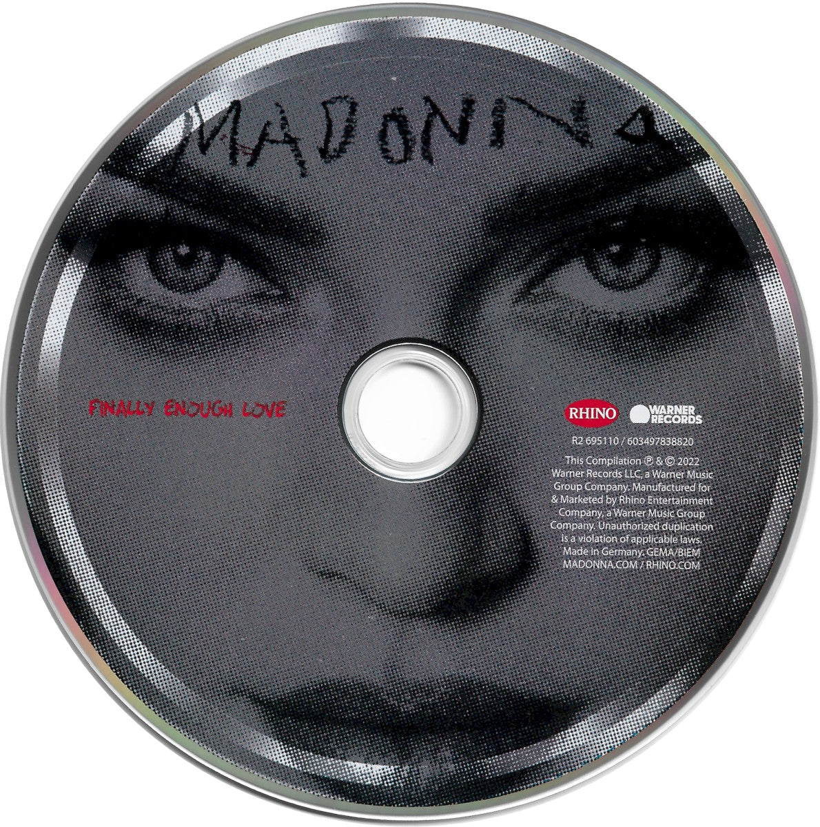 Madonna – Finally Enough Love Music CD