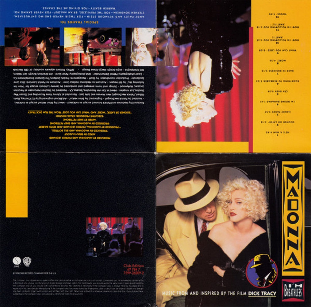 Madonna – I'm Breathless Music CD