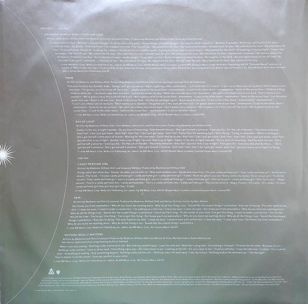 Madonna – Ray Of Light (2-LP Vinyl) Vinyl Record