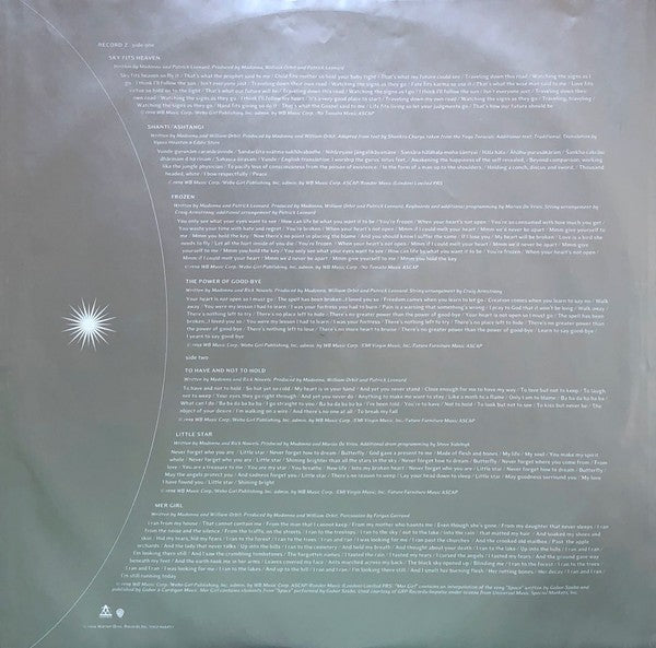 Madonna – Ray Of Light (2-LP Vinyl) Vinyl Record