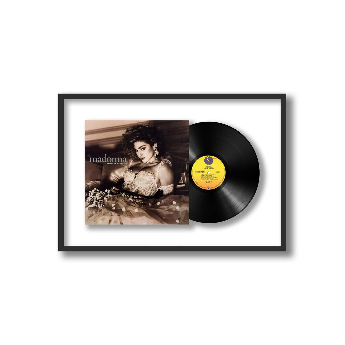 Madonna - Like a Virgin - Framed Vinyl Record