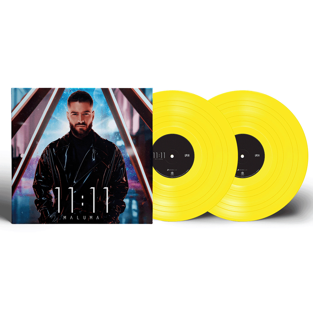 Maluma - 11:11 Yellow Vinyl 2LP Vinyl Record