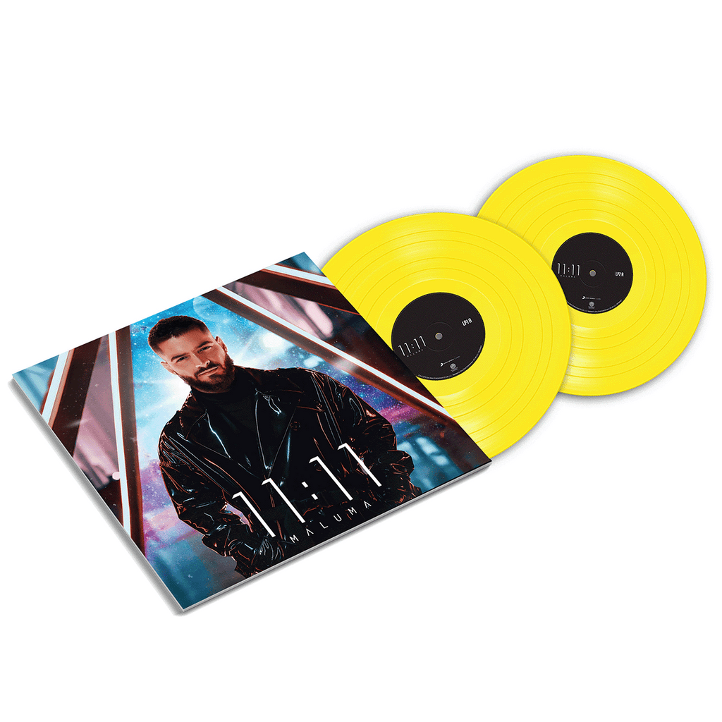 Maluma - 11:11 Yellow Vinyl 2LP Vinyl Record