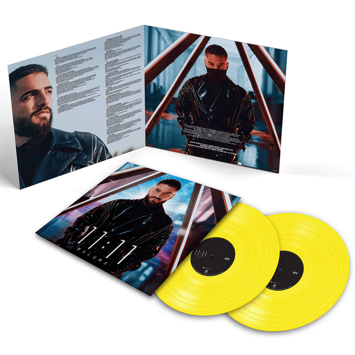Maluma - 11:11 Yellow Vinyl 2LP Vinyl Record