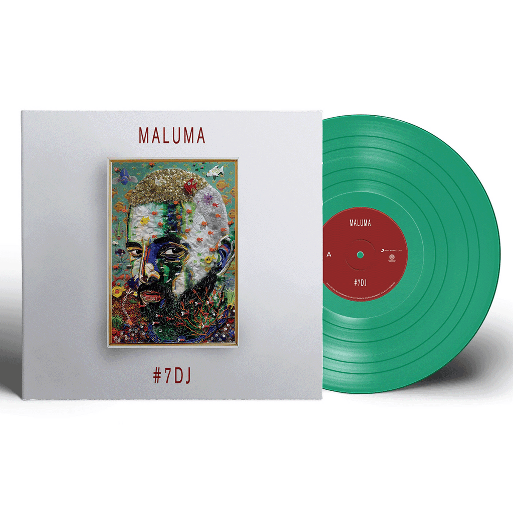 Maluma - #7DJ (7 Dias En Jamaica) Turquoise Vinyl LP Vinyl Record