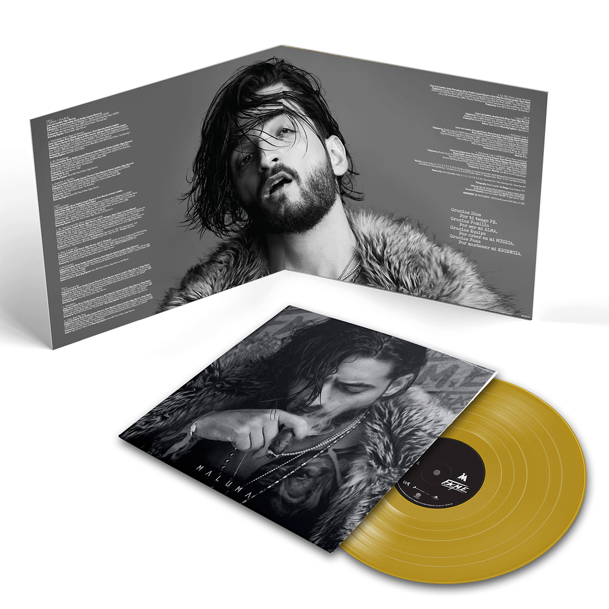 Maluma - F.A.M.E. Gold Vinyl LP Vinyl Record
