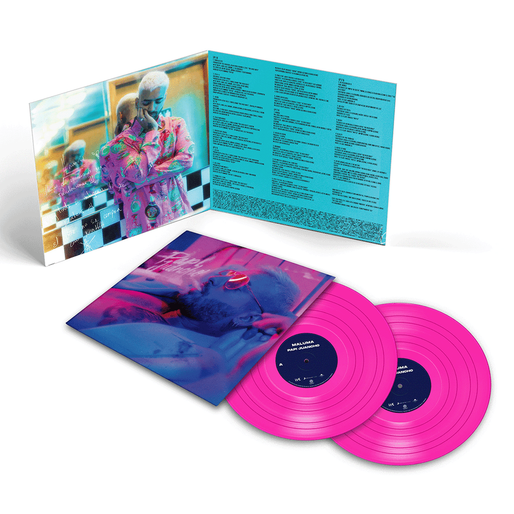 Maluma - PAPI JUANCHO Pink Vinyl 2LP Vinyl Record