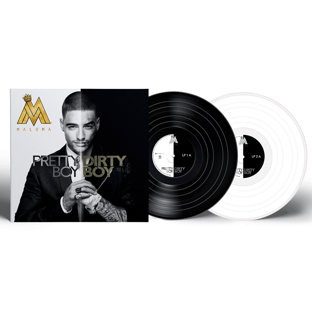 Maluma - Pretty Boy, Dirty Boy White & Black Vinyl 2LP Vinyl Record