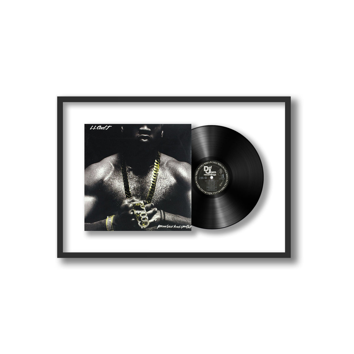 LL Cool J - Mama Said Knock You Out - Framed Vinyl Record