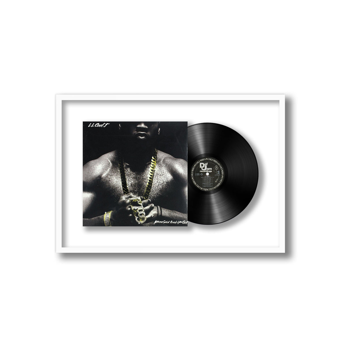 LL Cool J - Mama Said Knock You Out - Framed Vinyl Record