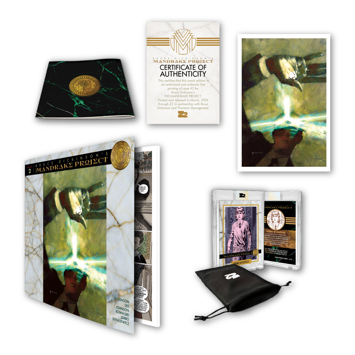 Bruce Dickinson's The Mandrake Project Issue 2 - Signed Edition Book - Limited to 666
