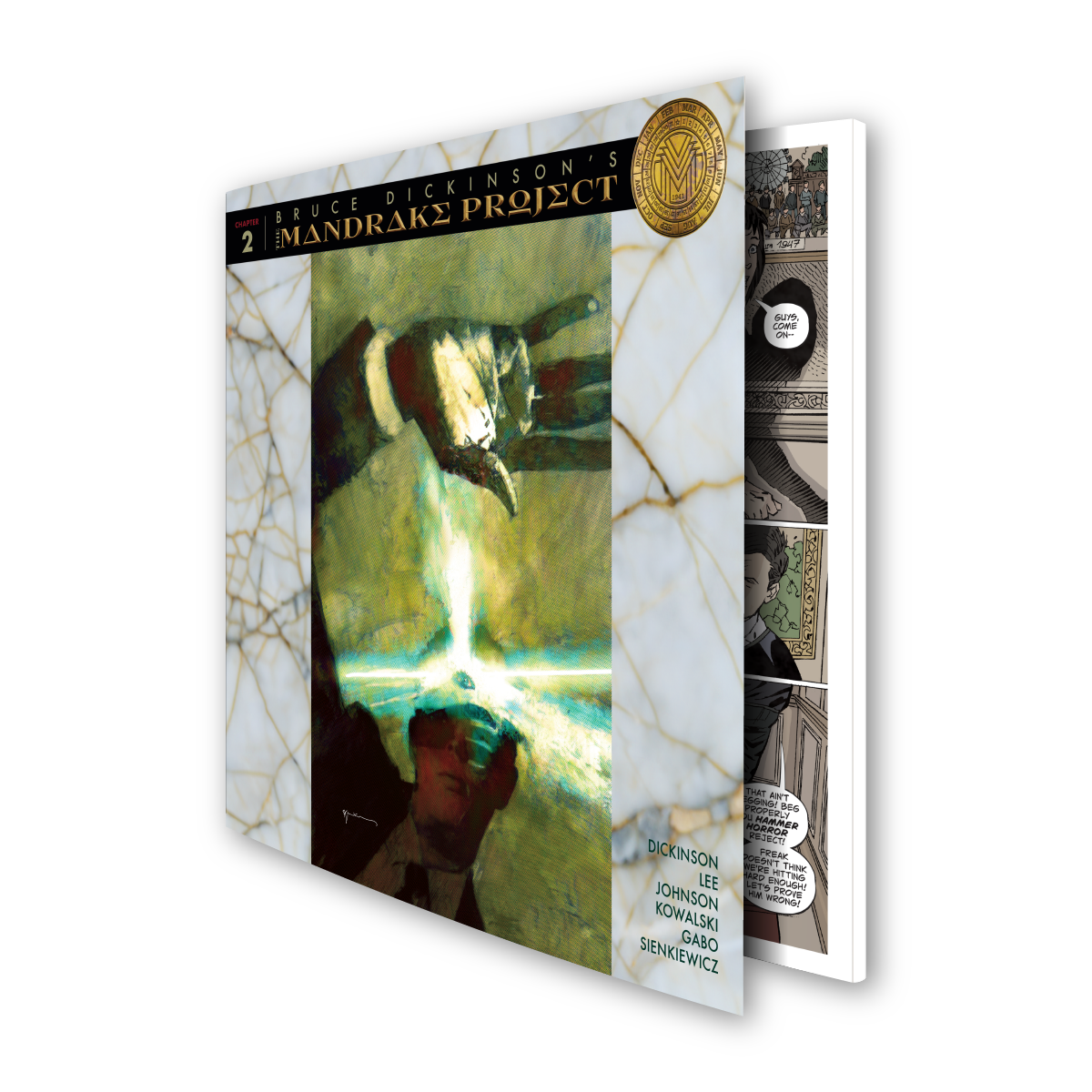Bruce Dickinson's The Mandrake Project Issue 2 - Signed Edition Book - Limited to 666