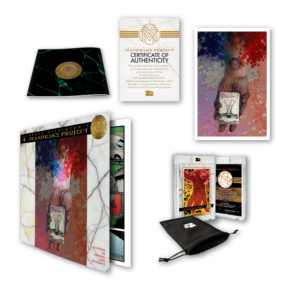 Bruce Dickinson's The Mandrake Project: Issue 4 - Deluxe Edition Book