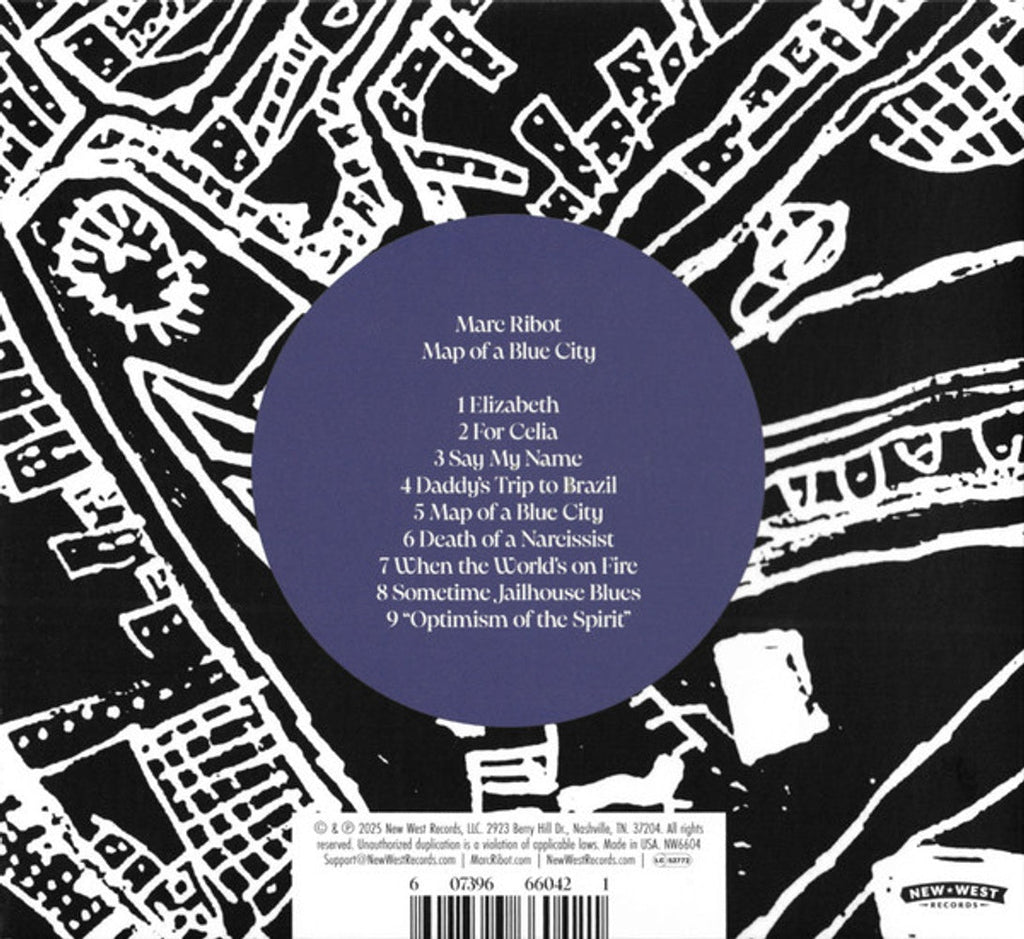 Marc Ribot – Map of a Blue City Music CD