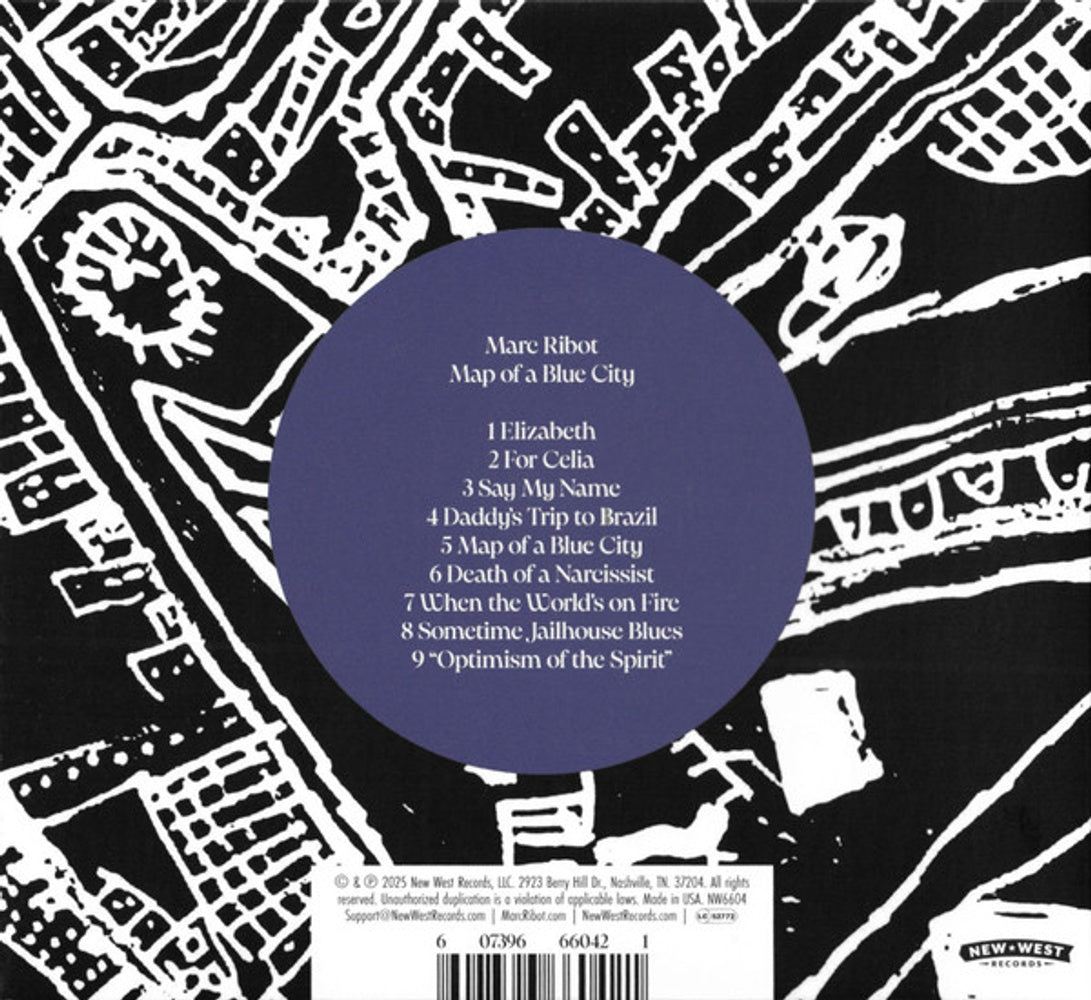 Marc Ribot – Map of a Blue City Music CD