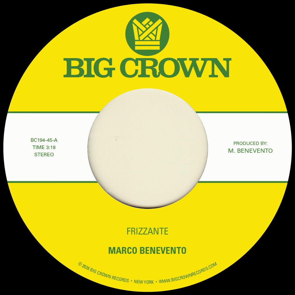 Marco Benevento – Frizzante B/W Turandot (LP Vinyl) Vinyl Record