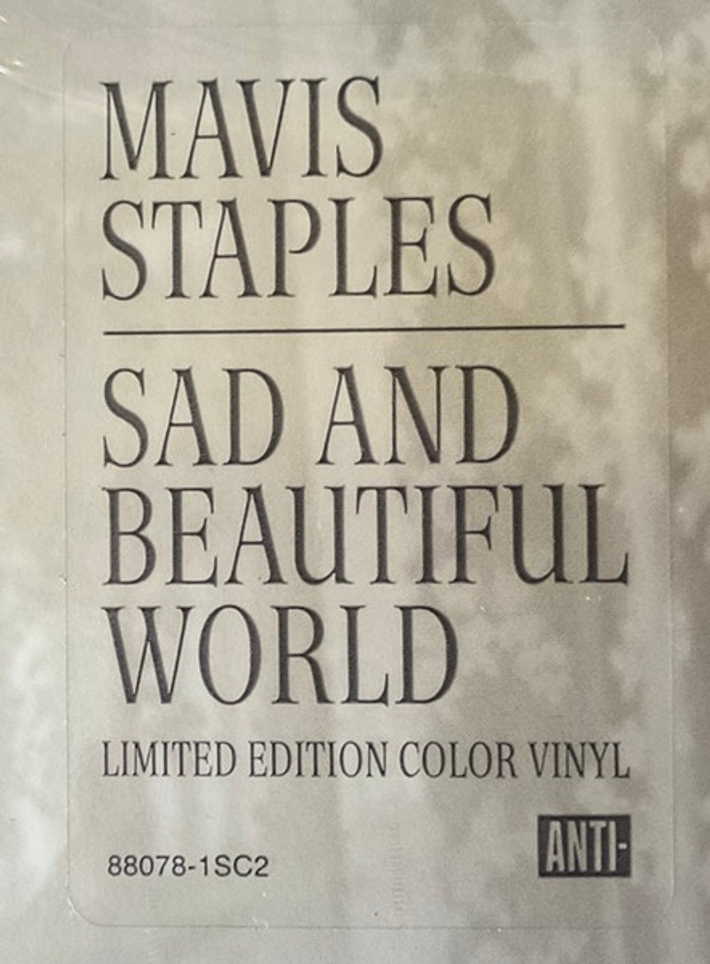 Mavis Staples – Sad & Beautiful World (LP Vinyl) Vinyl Record
