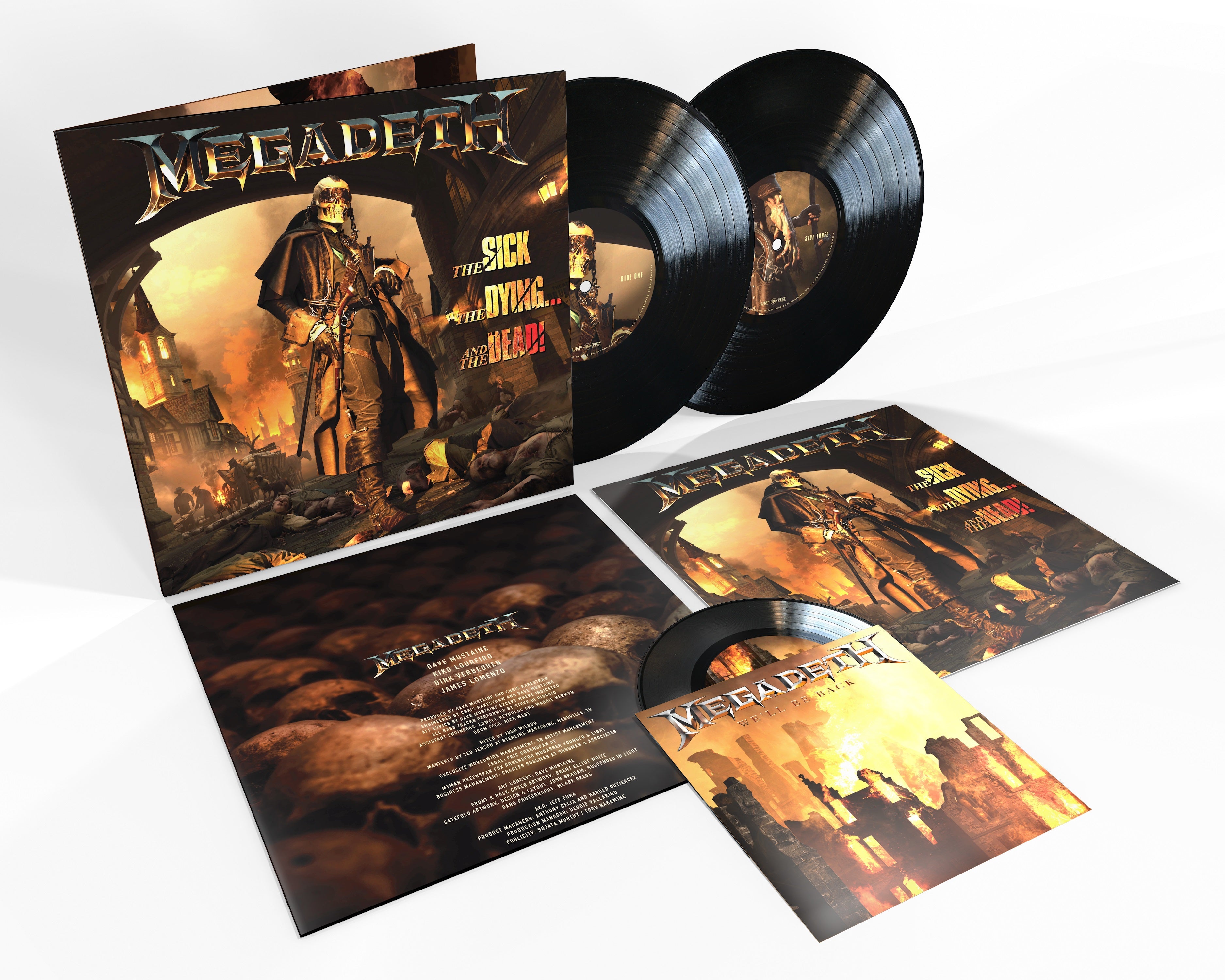 Megadeth The Sick, The Dying… And The Dead! [Deluxe 2 LP/7" Single] Vinyl Record